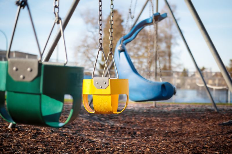 Rubber Playground Mulch Installation detail